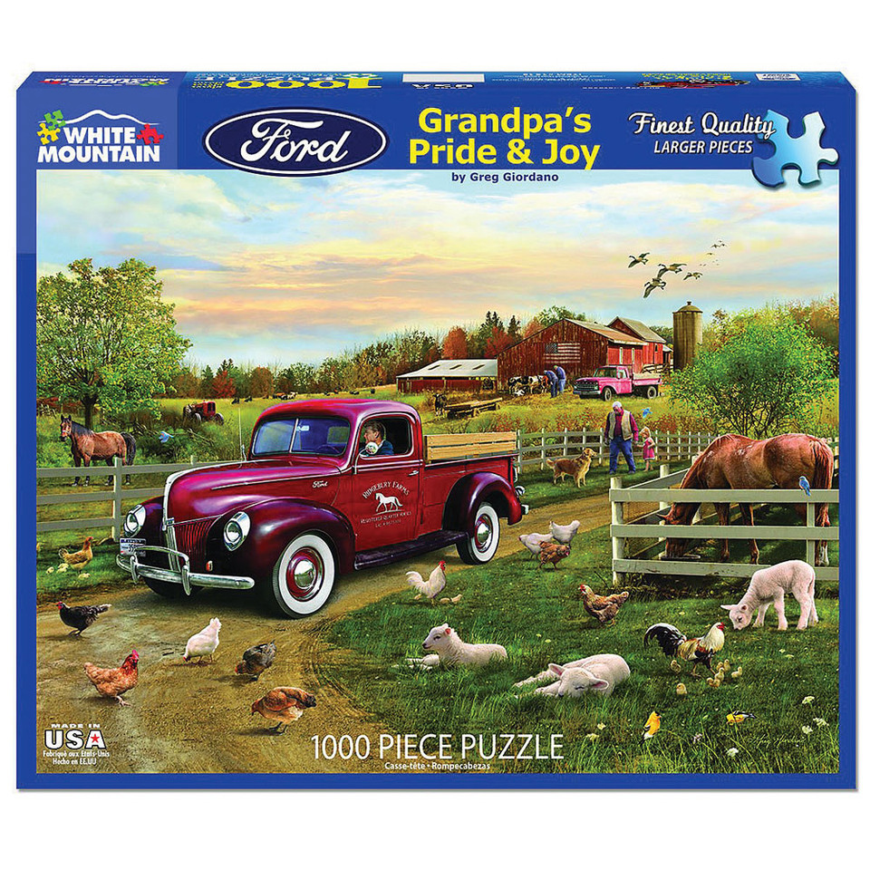 Grand Pa's Pride & Joy 1000 Piece Jigsaw Puzzle Main Image