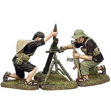 3-Piece Viet Cong Mortar 1/30 Figure Set Main Image