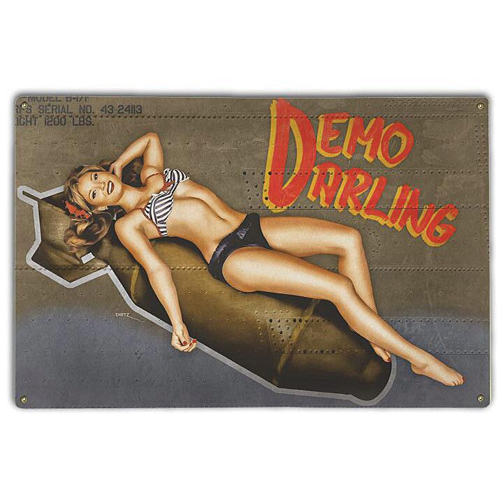 Demo Darling Metal Sign  (LS5165-BD) Main Image