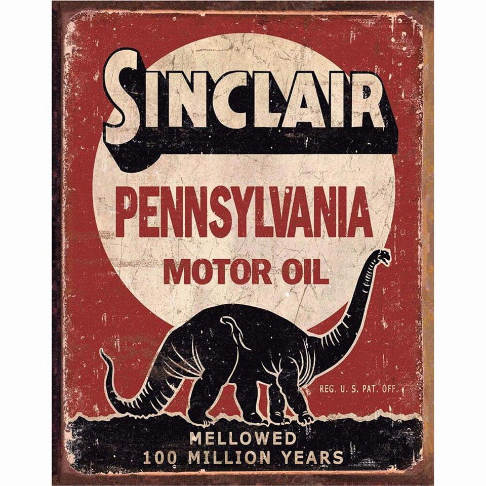 Sinclair Million Years Metal Sign  (1741) Main Image