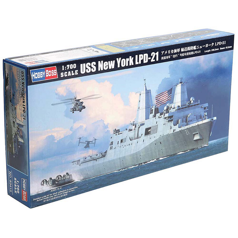 USS New York LPD-21 1/700 Kit Hobby Boss (83415) Main Image