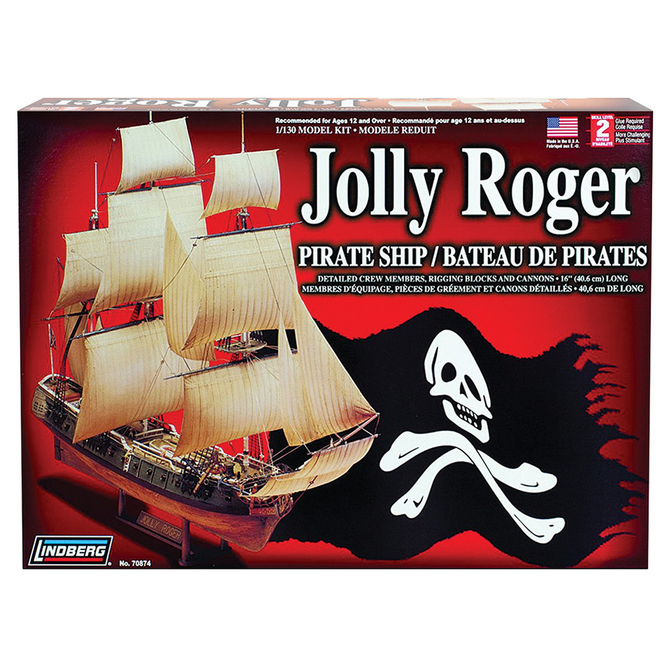 Jolly Roger Pirate Ship 1/130 Kit Main Image