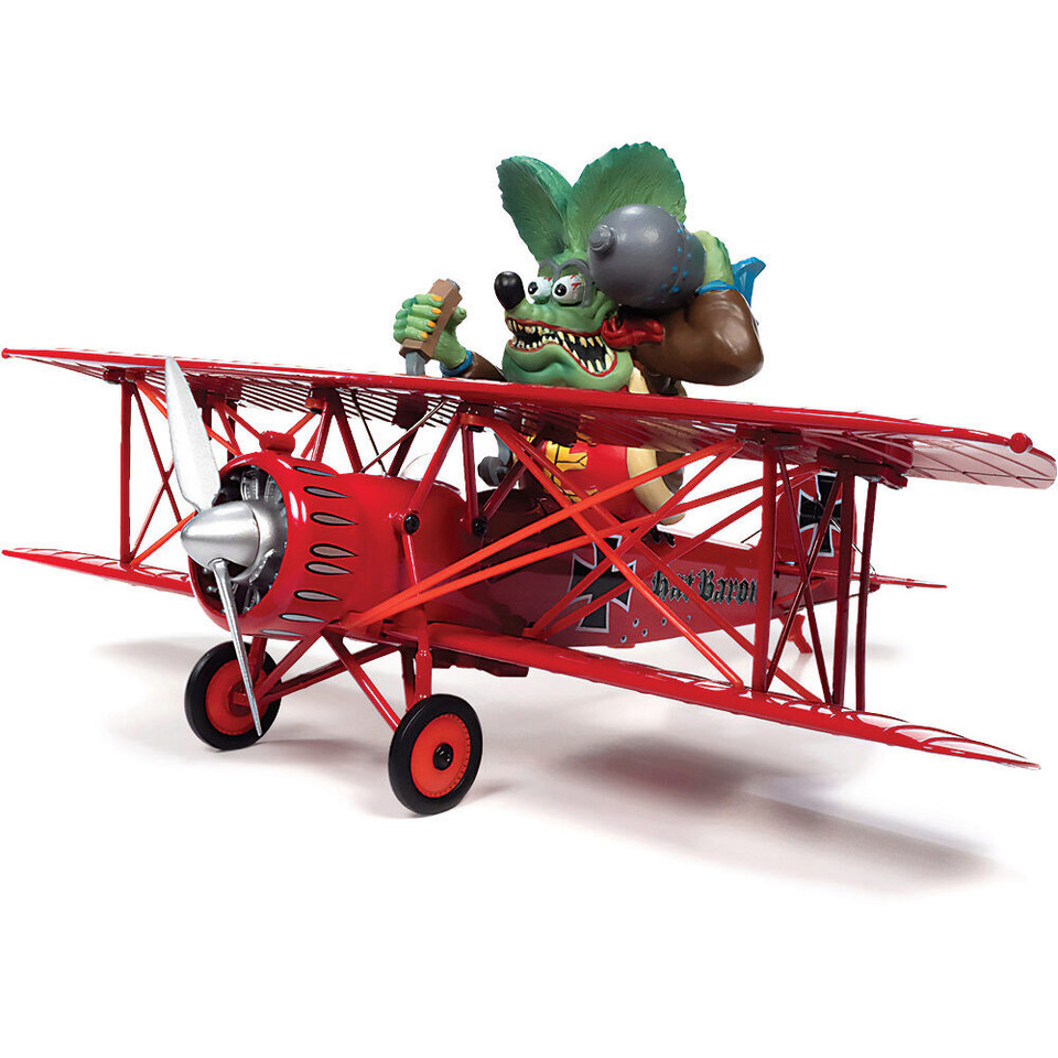 1929 Waco Straight Wing Rat Fink "Rat Baron" Bi-Plane Main Image