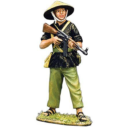 Female Viet Cong w/AK47 1/30 Figure K&C  VN169 Main Image