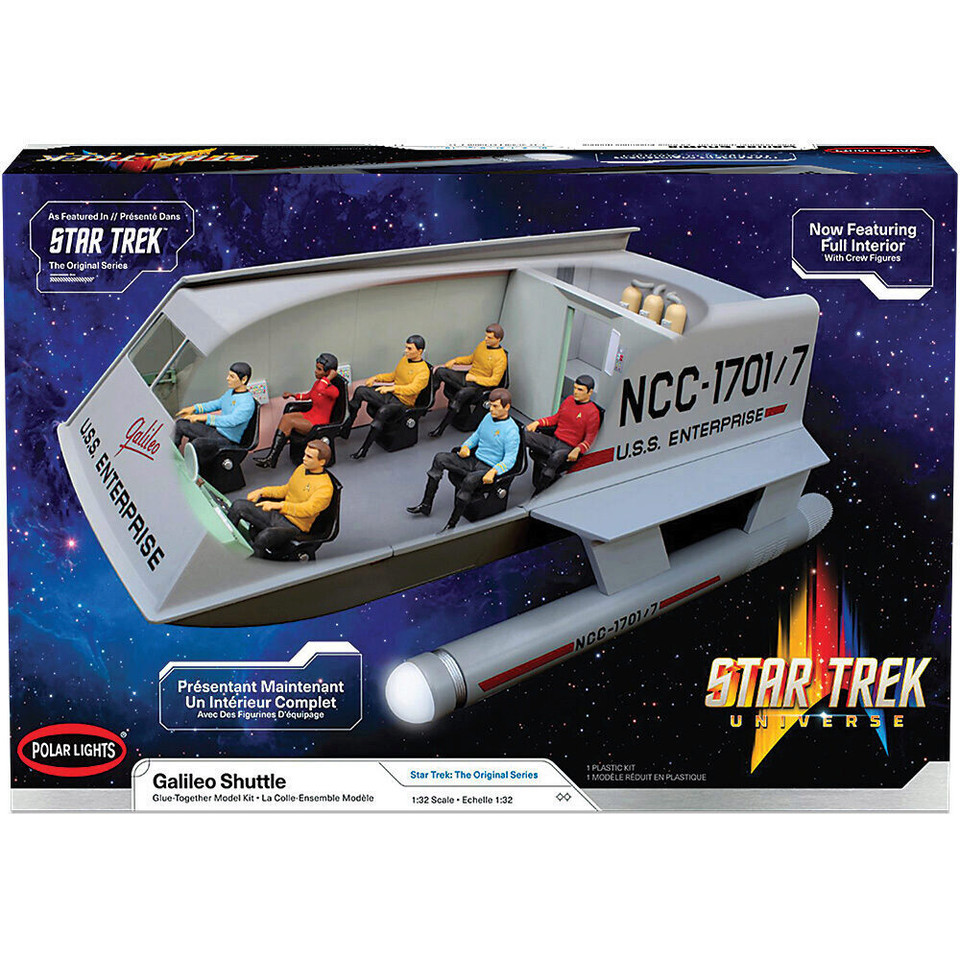 Galileo Shuttle w/Interior 2T 1/32 Kit Polar Lights - POL995M Main Image