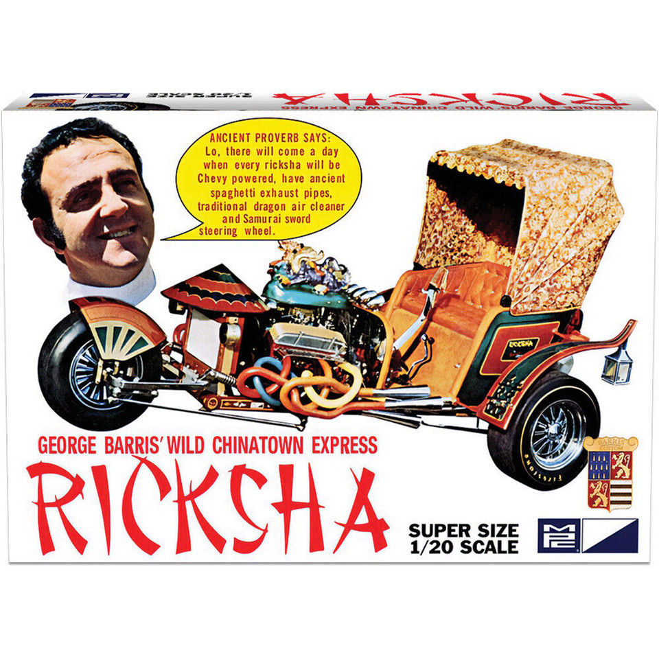 George Barris Ricksha Show Rod 1/20 Kit Main Image
