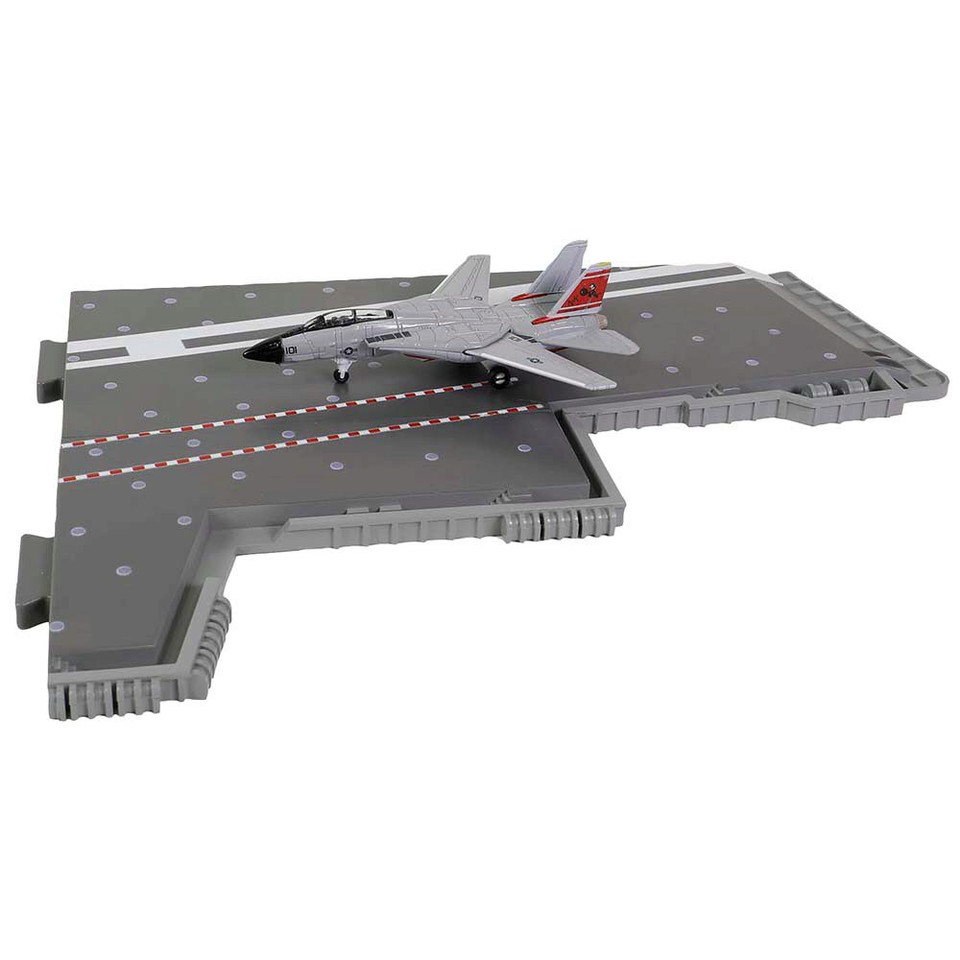 USS Enterprise Deck Section  w/F-14 Tomcat "Tomcatters" 1/20 Forces of Valor  - WJ-831112 Section L Main Image