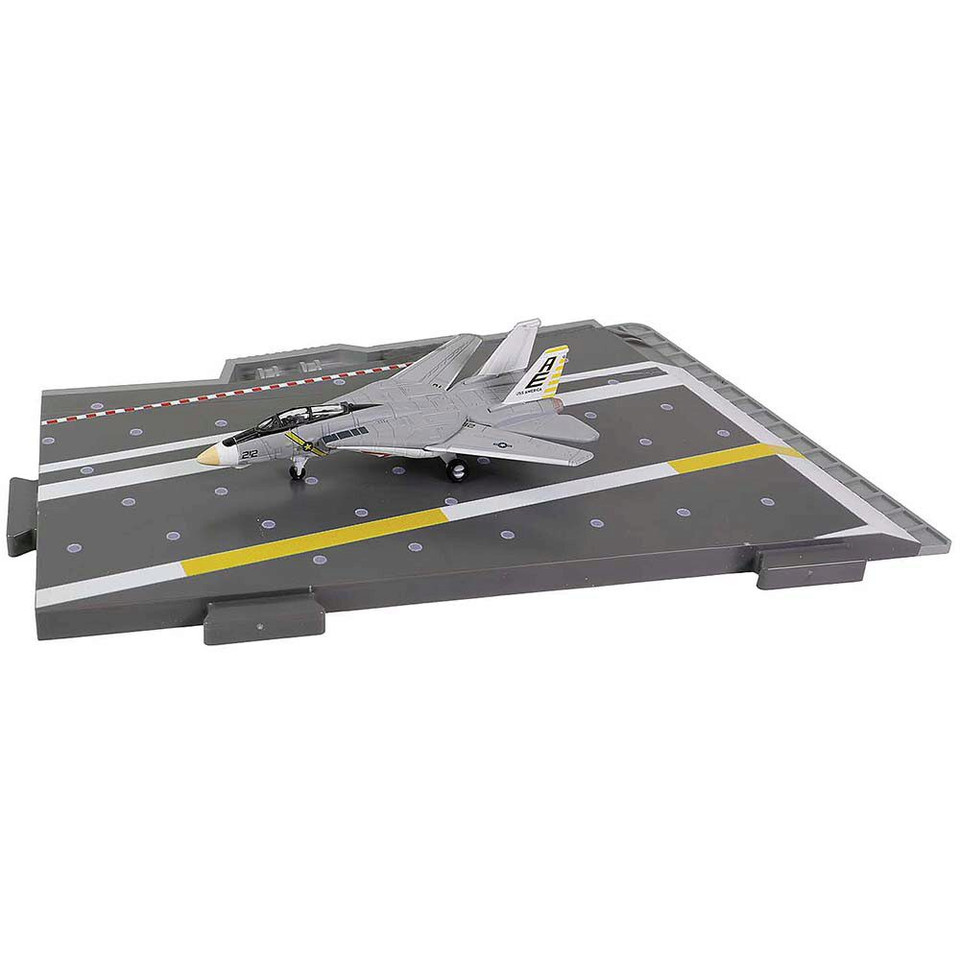 USS Enterprise Deck Section  w/F-14 Tomcat "Ghostriders" 1/2 Forces of Valor  - WJ-831111 Section K Main Image