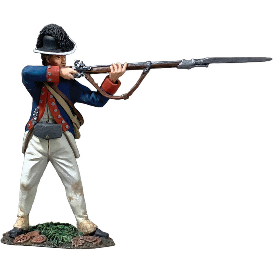Wayne's Legion Infantryman Standing, Firing 1/30 Figure William Britain 16111 Main Image