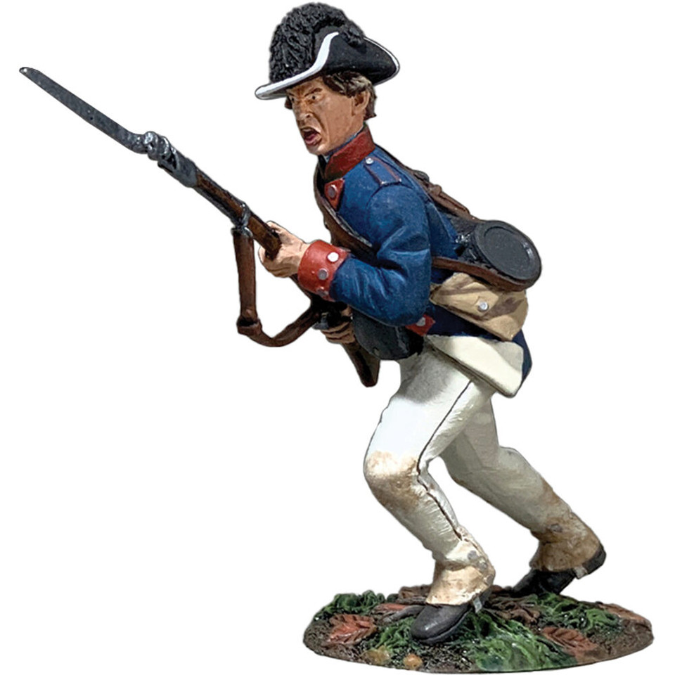 Wayne's Legion Infantryman Running No. 2 1/30 Figure William Britain 16110 Main Image