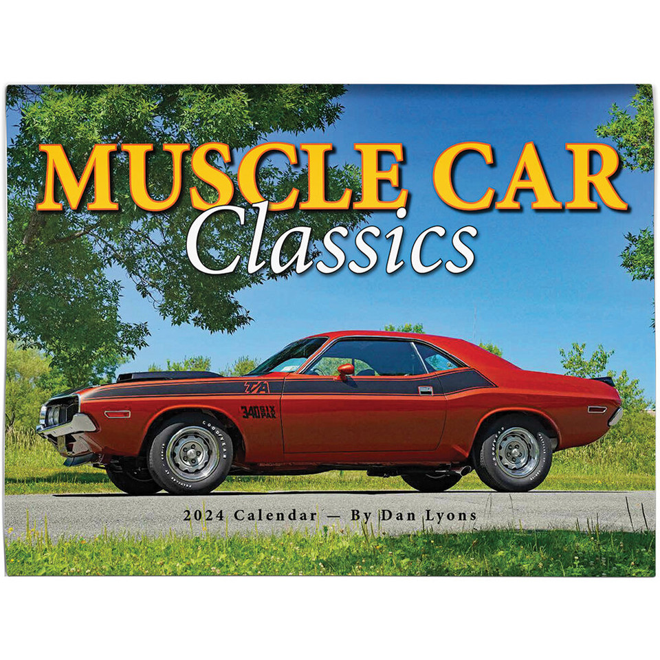Muscle Car Classics 2024 Wall Calendar Main Image