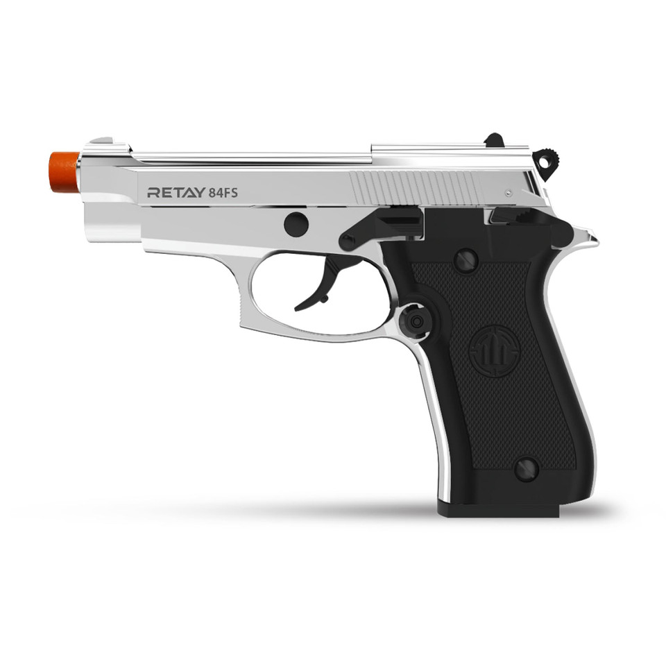 Retay 84 FS Blank Pistol 9MM PAK Nickel (matte) Main Image