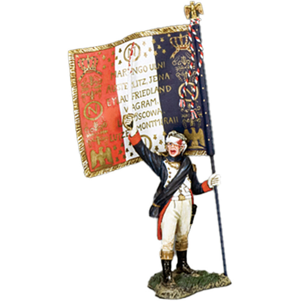 French Officer Flagbearer 1/30 Figure Main Image