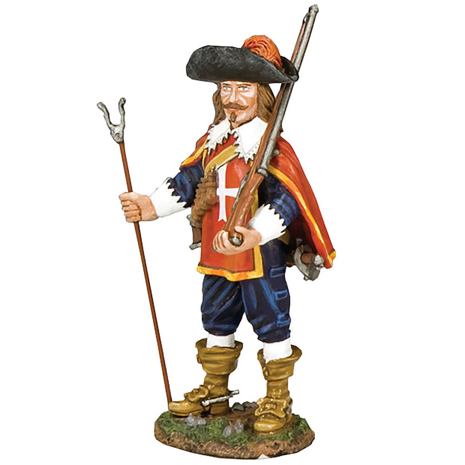 Cardinal Guard with Musket at Shoulder 1/30 Figure Main Image