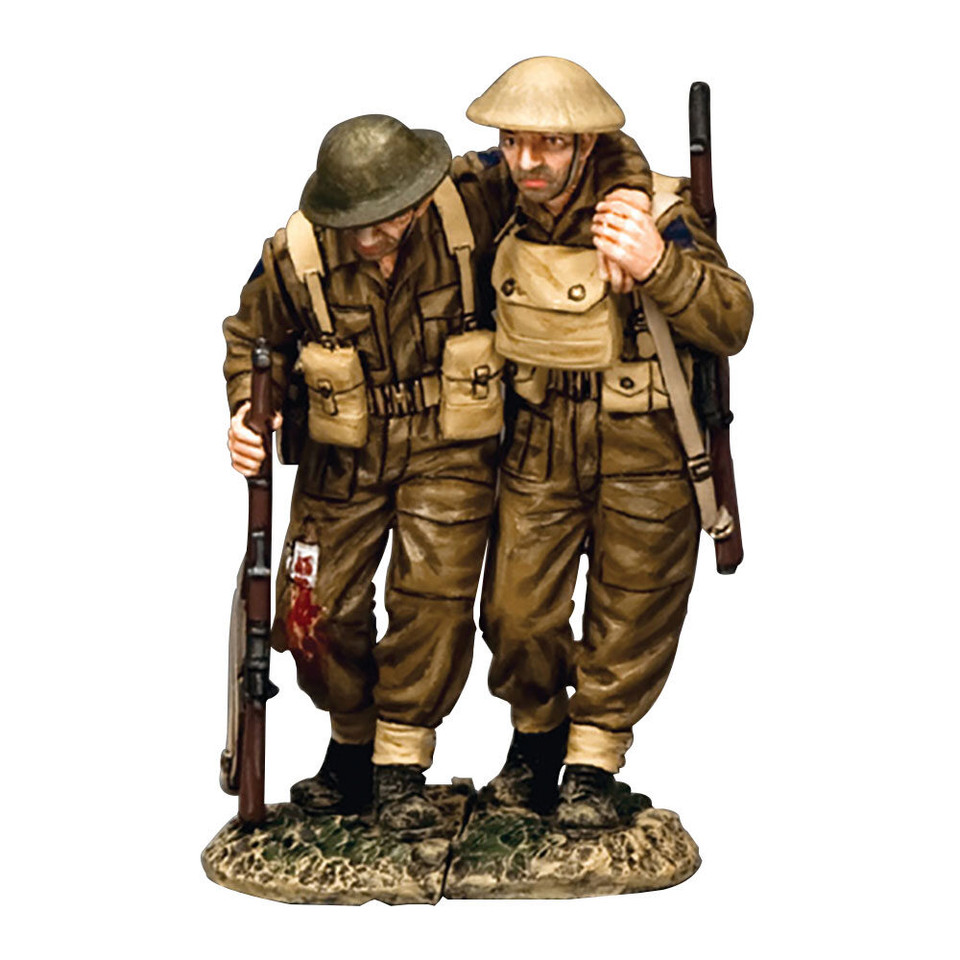 2-piece British Soldiers "Walking Wounded" 1/30 Figure Set Main Image