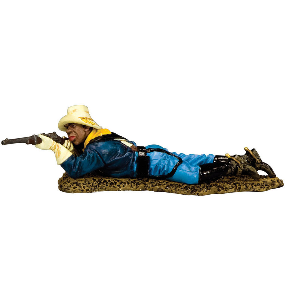 10th Cavalry Buffalo Soldier Lying/Firing 1/30 Figure Main Image