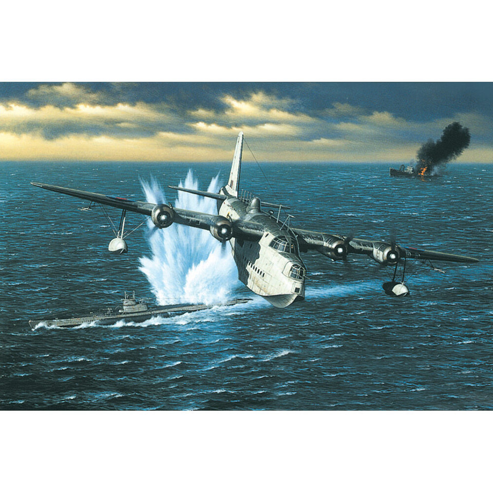 War in the Atlantic - Stan Stokes Art Print Main Image
