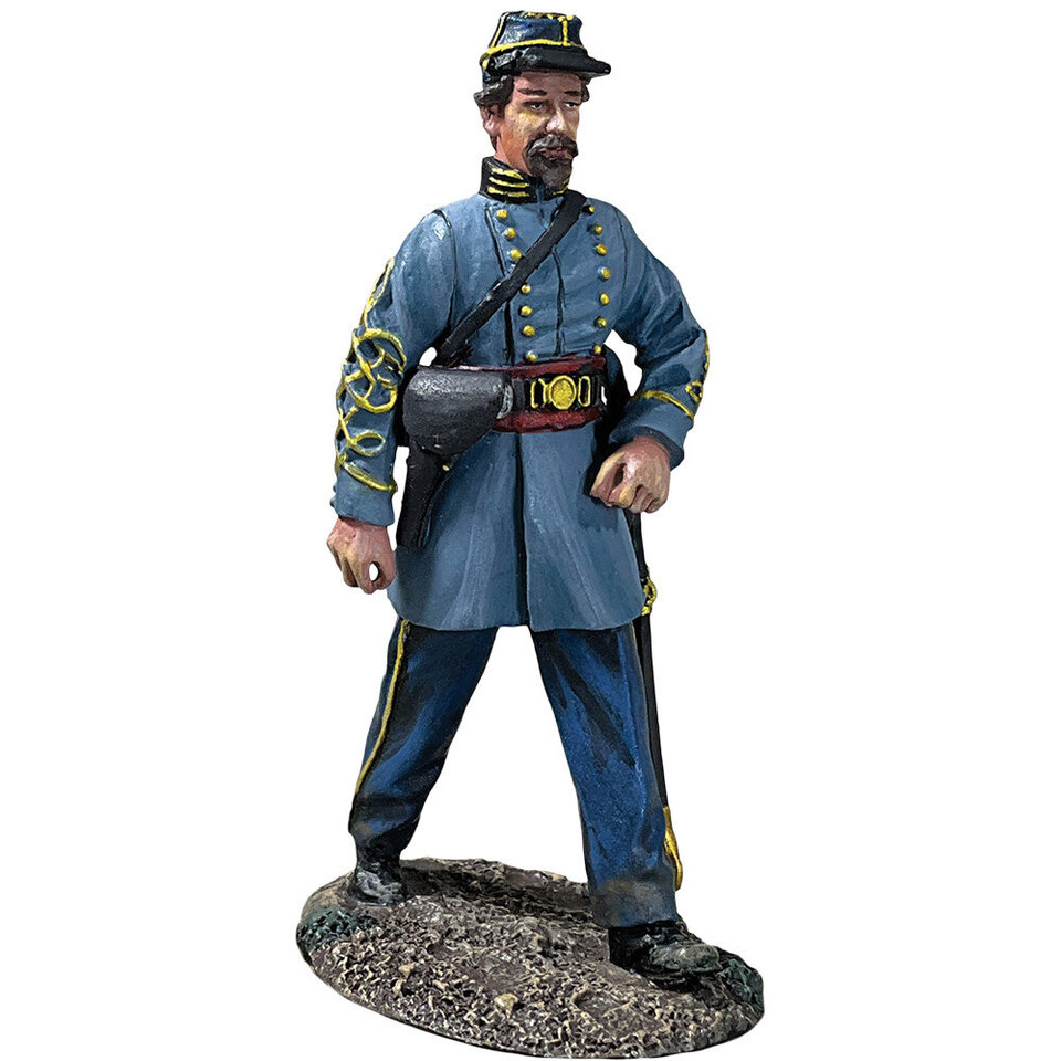 Confederate Infantry Officer Marching 1:30 Figure William Britain (31448) Main Image