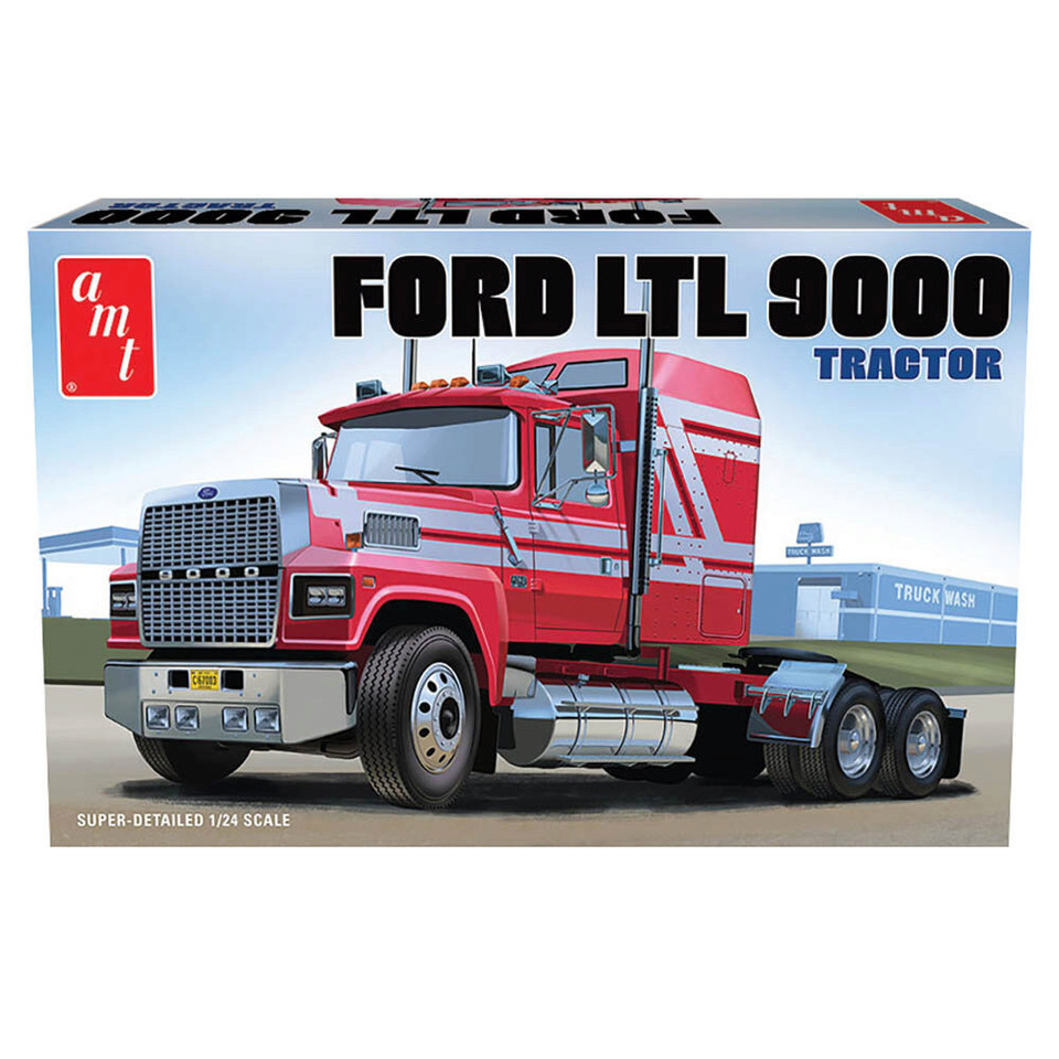 Ford LTL 9000 Semi Tractor 1/24 Kit AMT1238/08 Main Image