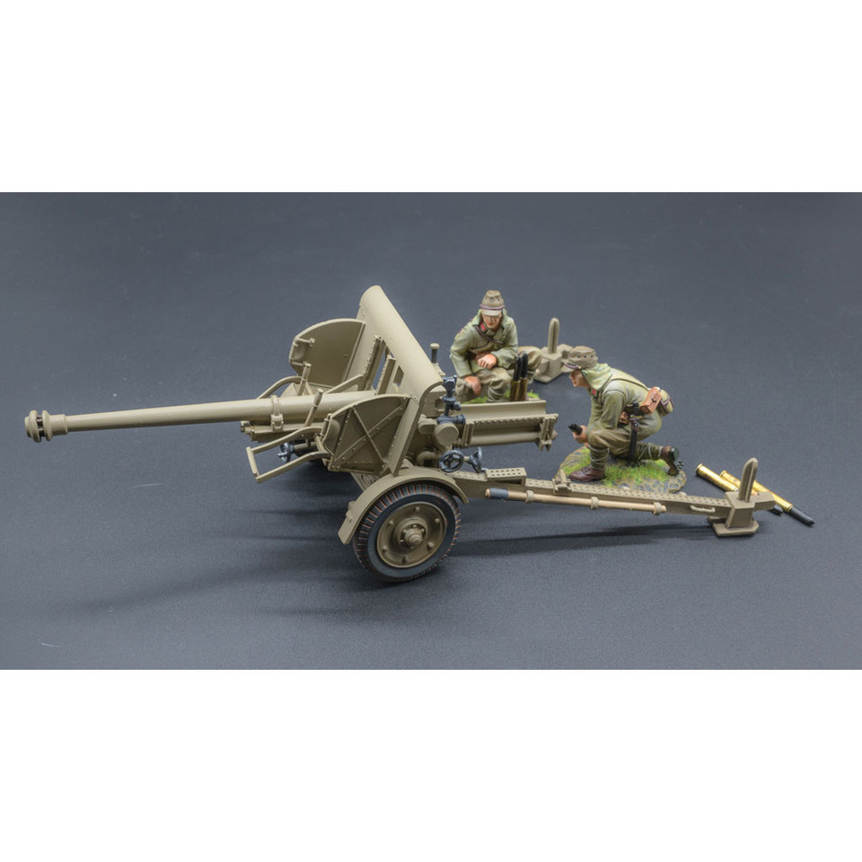 3-Piece Japanese 75mm Artillery 1/30 Figure Set Main Image
