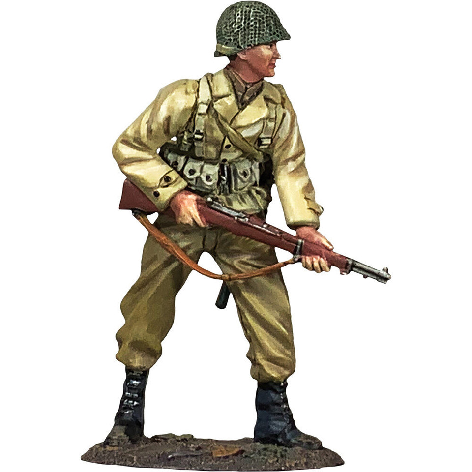 U.S. Infantry with M1 Garand, Alert 1/30 Figure William Britain 25192 Main Image