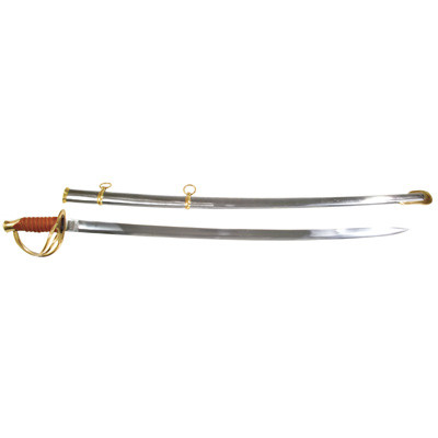 Confederate Officer's Sword with Scabbard Main Image