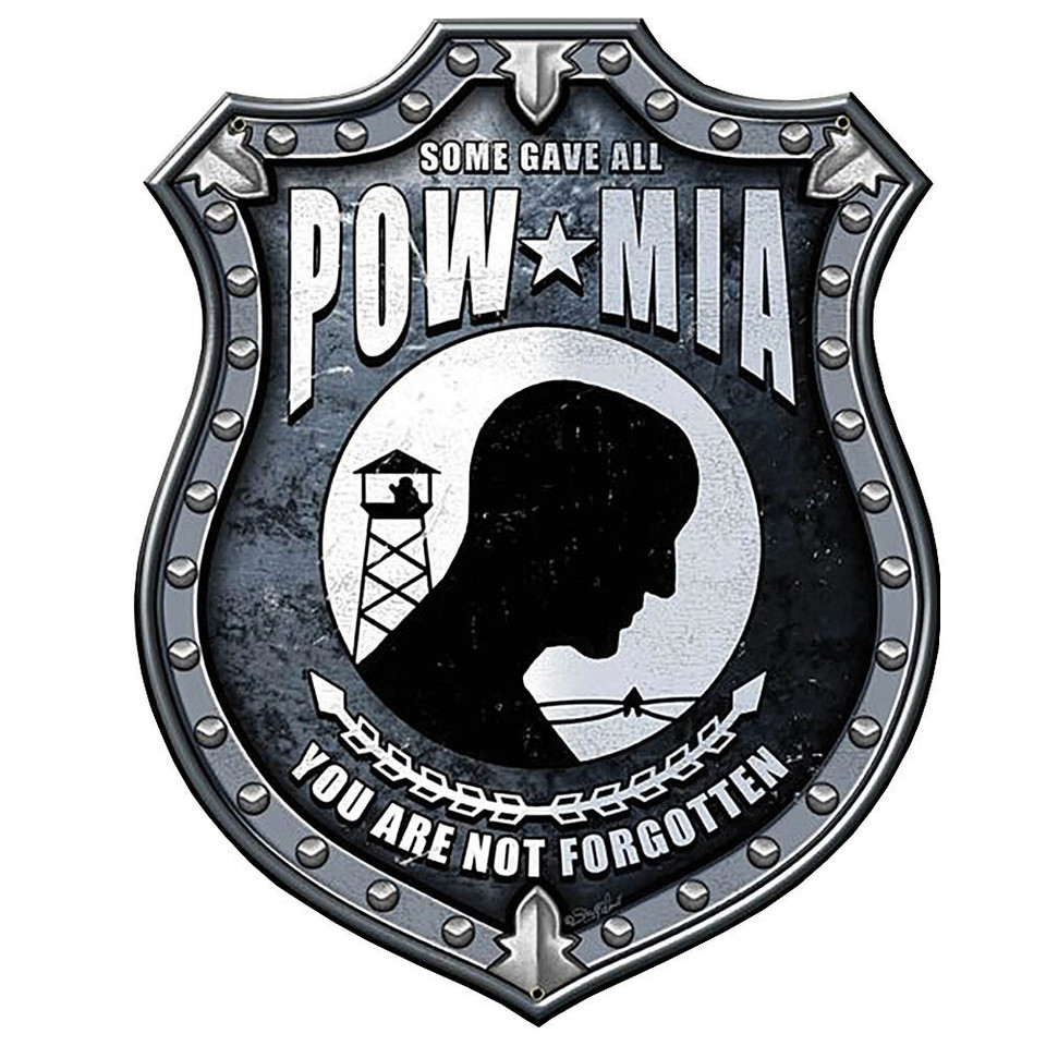 POW MIA Vintage Metal Sign SM440 Main Image