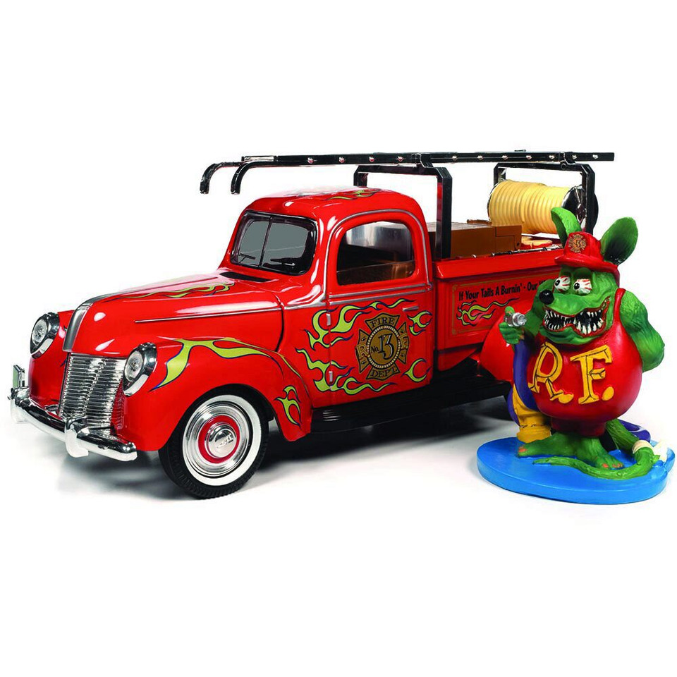 Rat Fink Fire Truck w/Resin Figure Main Image