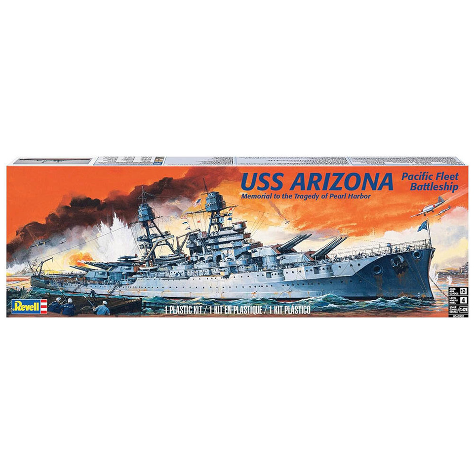 USS Arizona Battleship 1/426 Kit Main Image