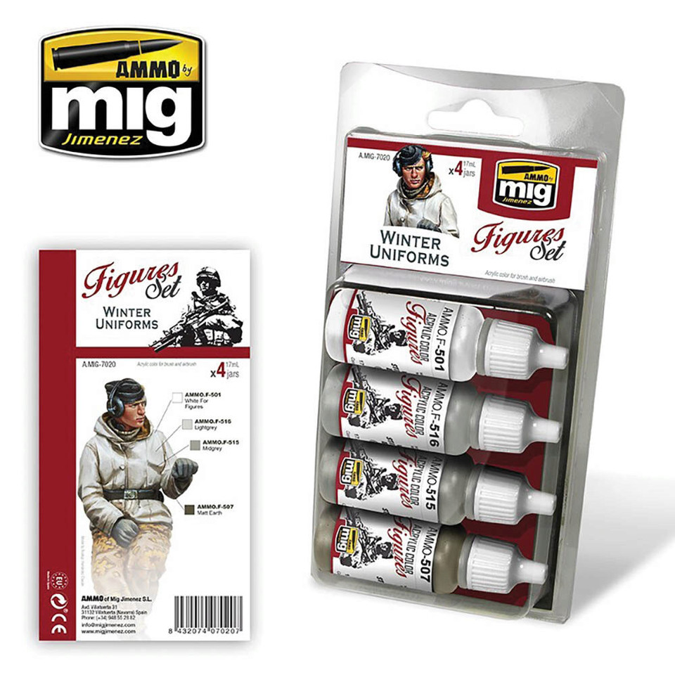 Winter Uniforms WWII Paint Set Main Image