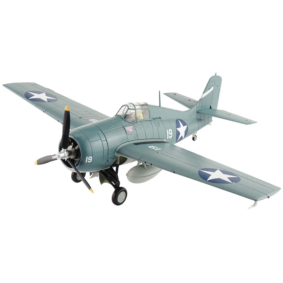 F4F-4 Wildcat 1/48 Die Cast Model - HA8910 Lt. Swede Vejtasa, VF-10, USS Enterprise, "Battle of Santa C Main Image