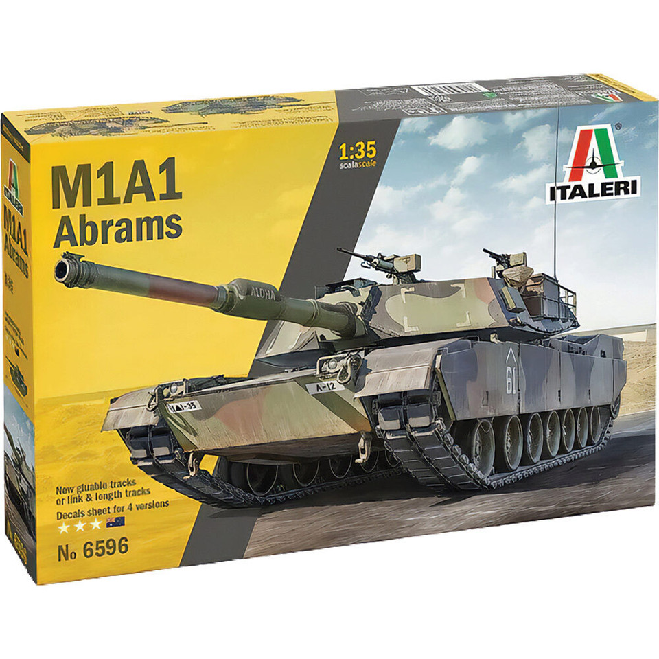 M1A1/A2 Abrams 1/35 Kit Italeri (556596) Main Image