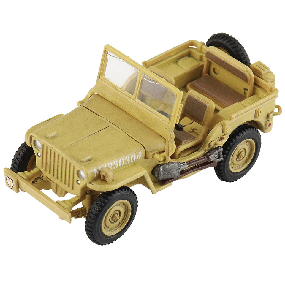 1/4 ton Military Vehicle 1/72 Die Cast Model - HG4217 British 8th Army Gen. Bernard Montgomery 1943 Main Image