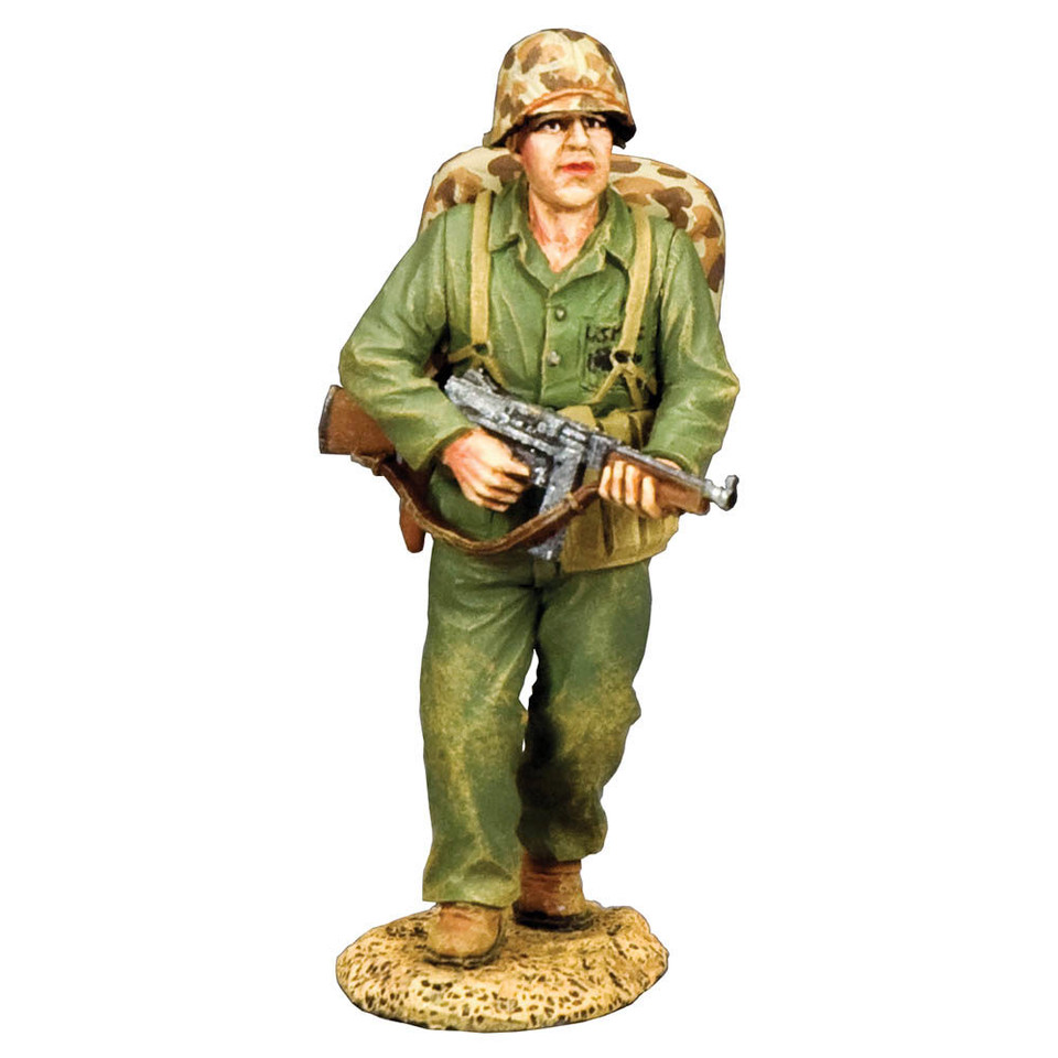 Walking Marine Sergeant 1/30 Figure King & Country (USMC069) Main Image