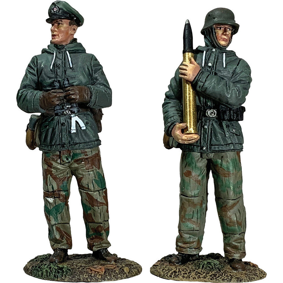 German Flak Gun Commander and Handler 1/30 Figure Set Main Image