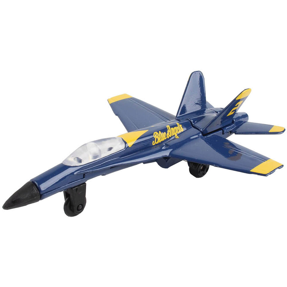 USN BLUE ANGELS F/A-18 DIE CAST MODEL W/ RUNWAY RW090 Main Image