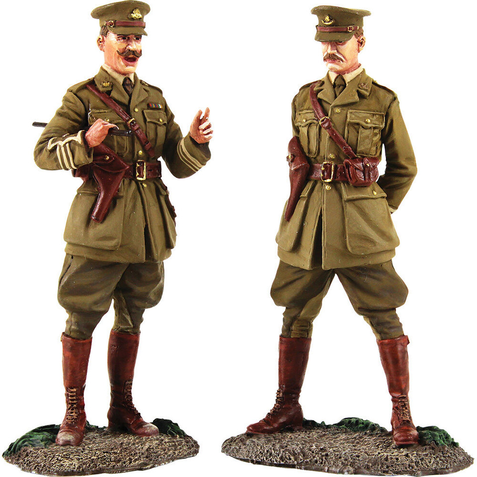 British Major & Lieutenant "The Conference" 1/30 Figure Set  William Britain (23098) Main Image