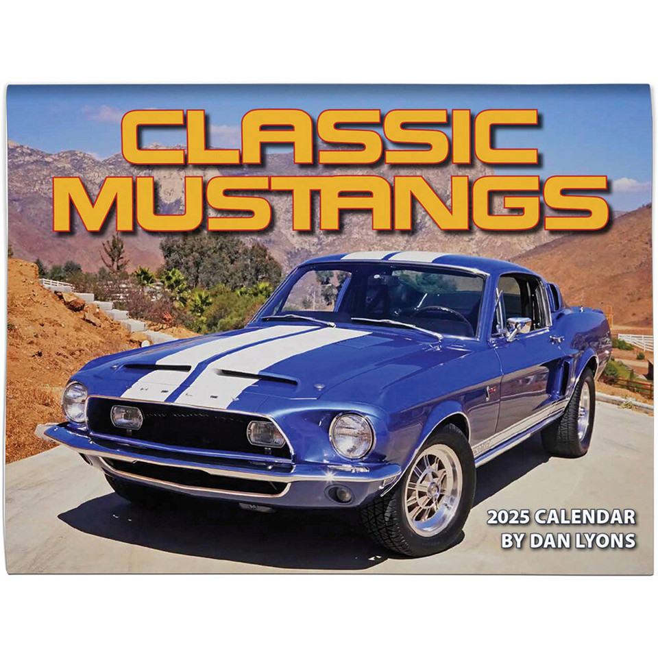 CLASSIC MUSTANGS 2025 WALL CALENDAR 9781631145315 Main Image