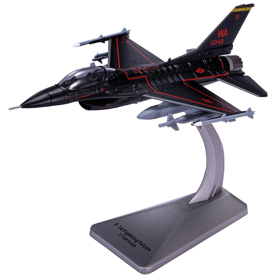 F-16 FIGHTING FALCON 1/100 DIE CAST MODEL - AF1-0142D 64TH AGGRESSOR SQUADRON, WRAITH, NELLIS AFB, 2020 Main Image