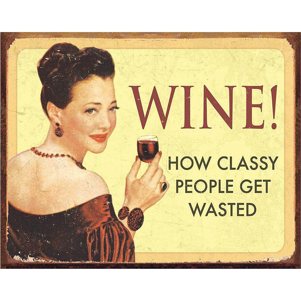 Classy People Metal Sign  1719 Main Image