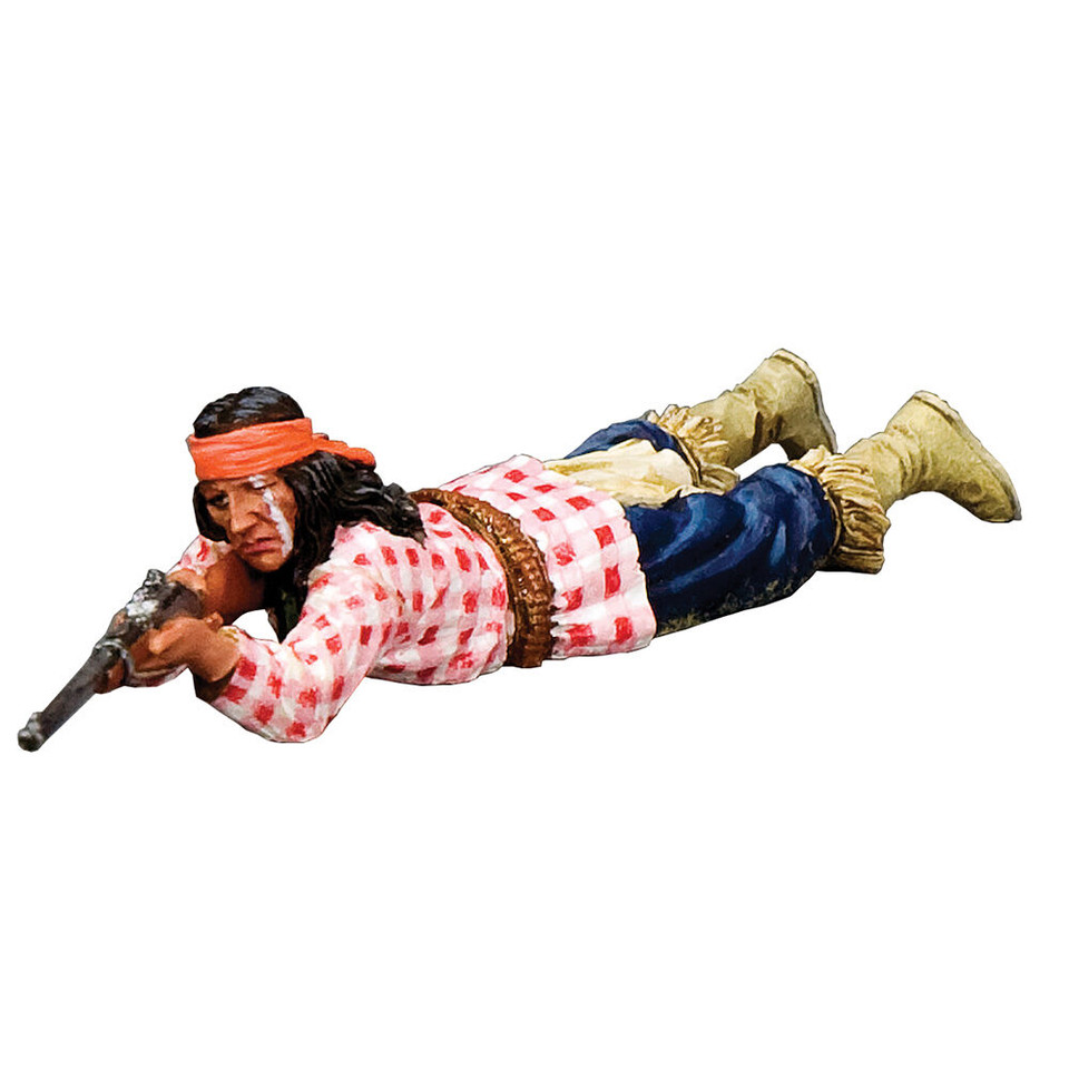Lying Prone Apache firing Carbine 1/30 Figure KING & COUNTRY (TRW190) Main Image
