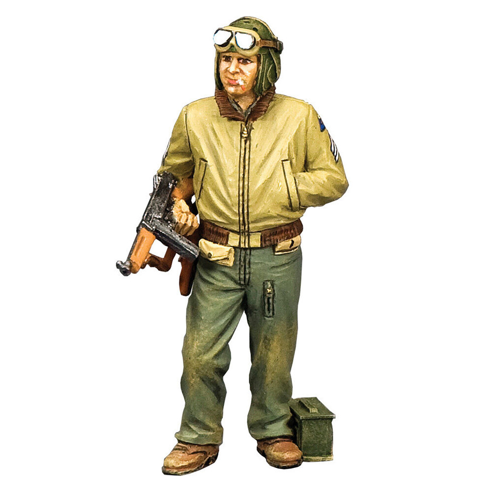 Standing Tank Sergeant w/Tommy Gun 1/30 Figure K&C (DD385) Main Image