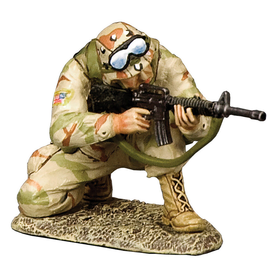 Ranger Kneeling w/ M16A2 1/30 Figure K&C (BHD004) Main Image