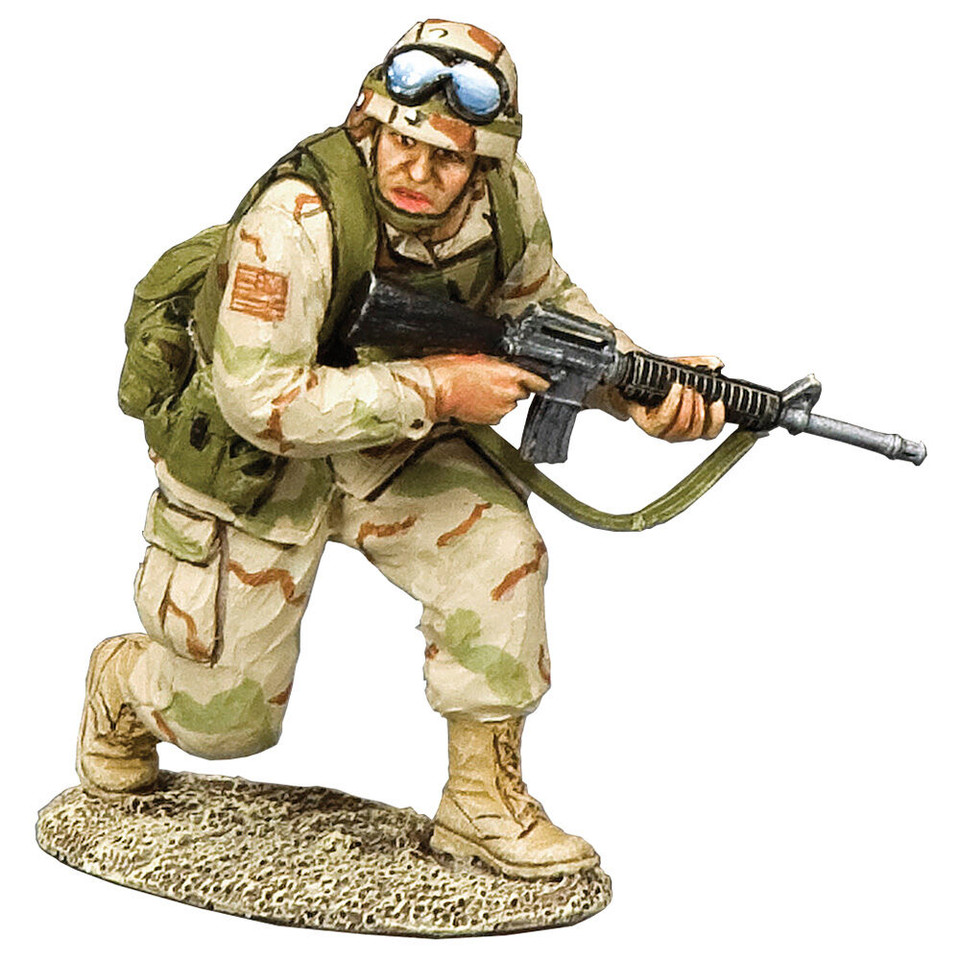 Ranger Running w/ M16A2 1/30 Figure K&C (BHD011) Main Image