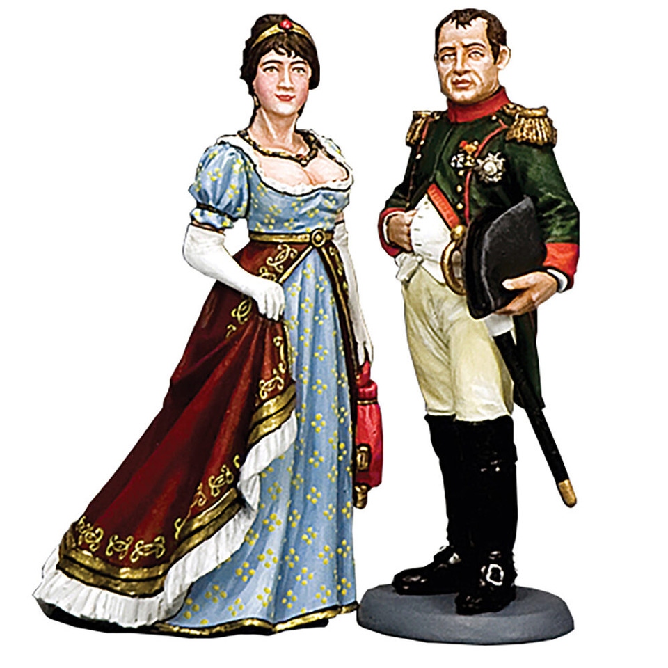 2-Piece Napoleon and Josephine 1/30 Figure Set Main Image