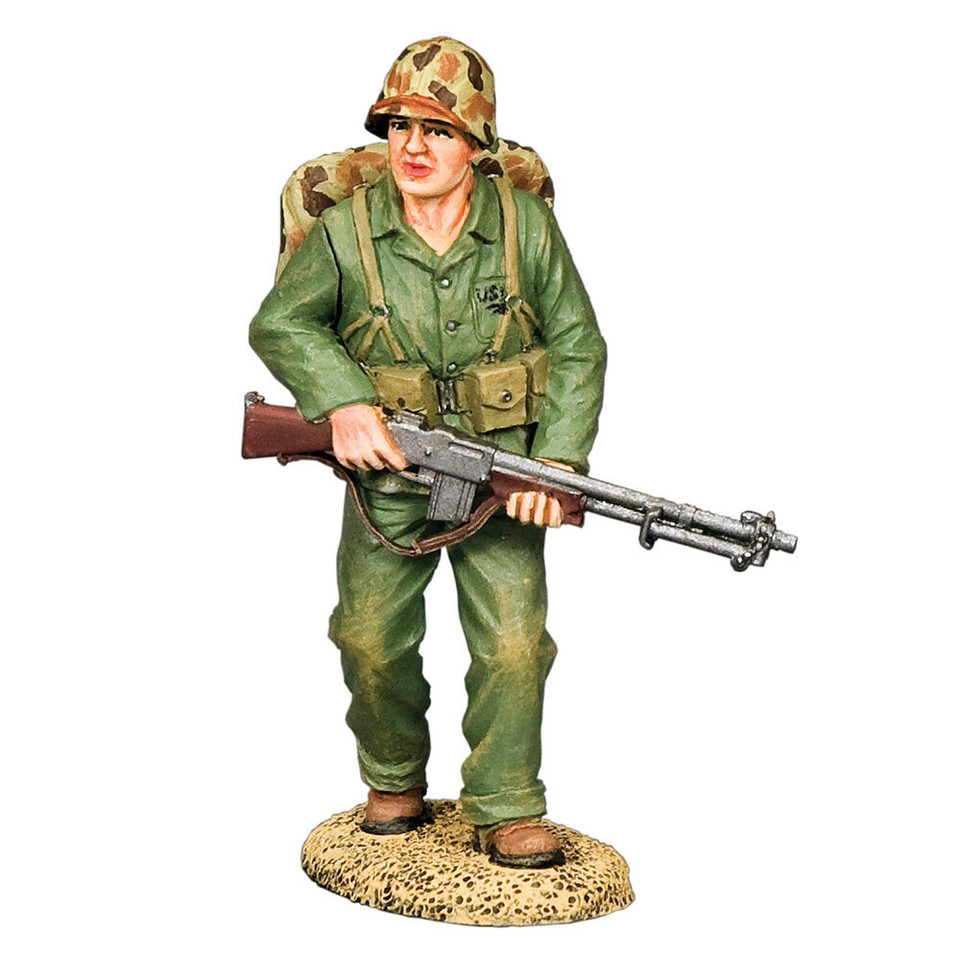 U.S. Marine w/ B.A.R. 1/30 Figure - USMC070 K&C (USMC070) Main Image