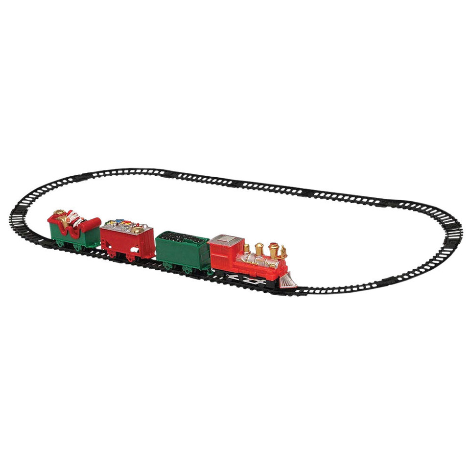 Santa's Holiday Toy Train in a Tin Main Image