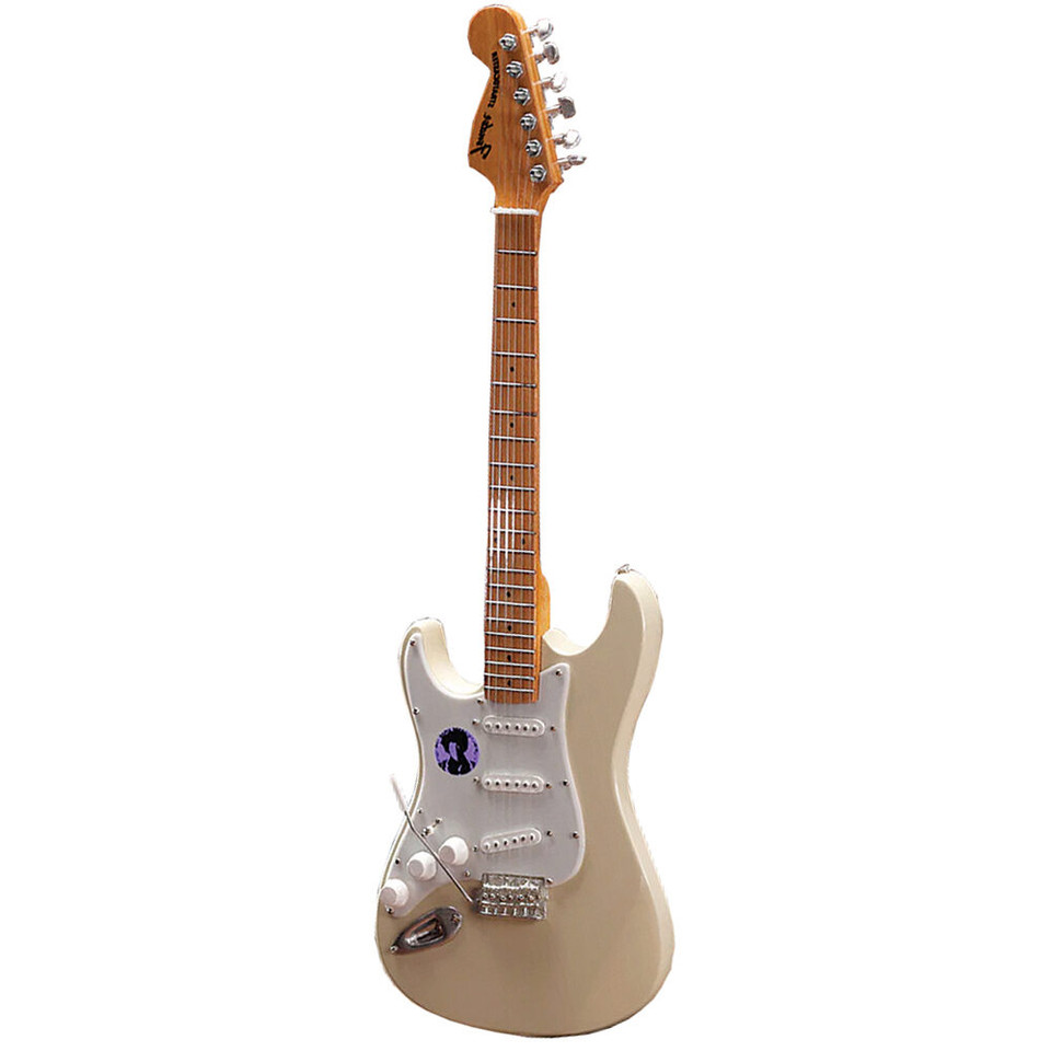 Jimi Hendrix Woodstock Fender Strat Mini Guitar Replica Main Image