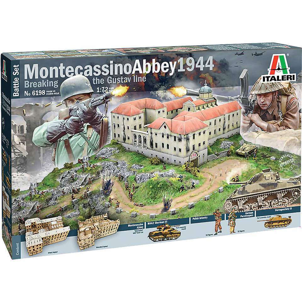 Montecassino Abbey 1944 1/72 FIGURE KIT Main Image