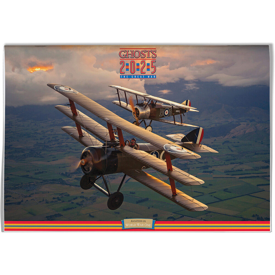 GHOSTS OF THE GREAT WAR 2025 WALL CALENDAR 9780916997717 Main Image